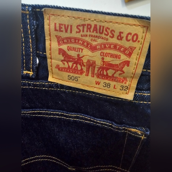 Mens Levi 505 38 X 32 Regular  NWT - Picture 4 of 7